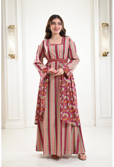 جلابية أستقبال مزخرفة جلابية أستقبال مزخرفة