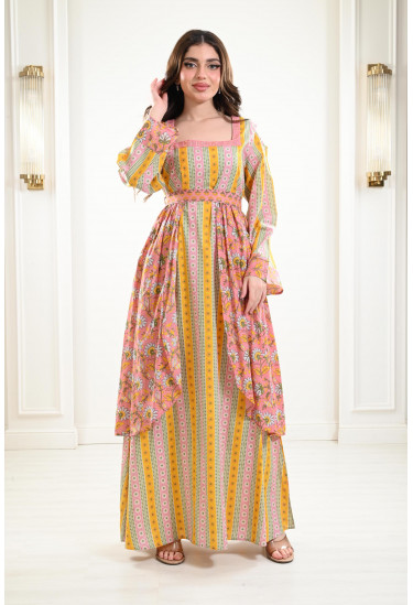 جلابية أستقبال مزخرفة جلابية أستقبال مزخرفة