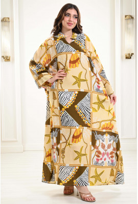 جلابية صيفية طويلة