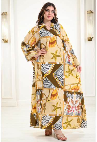 جلابية صيفية طويلة