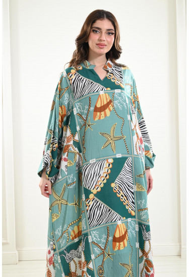 جلابية صيفية طويلة