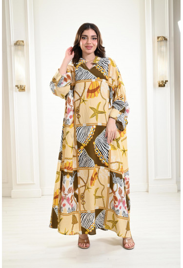 جلابية صيفية طويلة