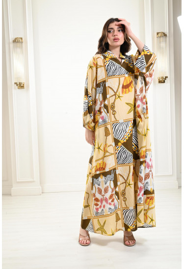 جلابية صيفية طويلة