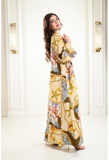 جلابية صيفية طويلة