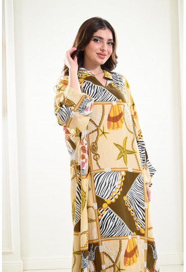 جلابية صيفية طويلة