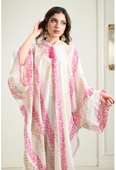 جلابية مميزة بغطاء رأس