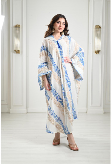 جلابية مميزة بغطاء رأس