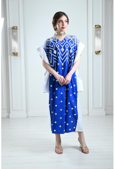 جلابية ملونة طويلة جلابية ملونة طويلة