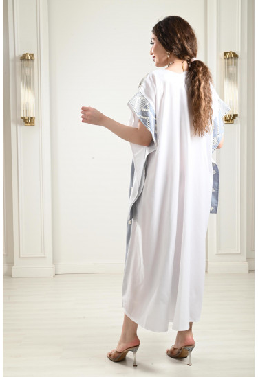 جلابية ملونة طويلة جلابية ملونة طويلة