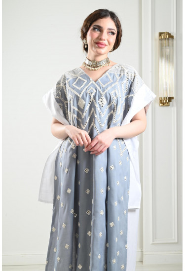 جلابية ملونة طويلة جلابية ملونة طويلة