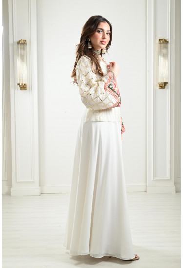 جلابية مغربي فاخرة مطرزة