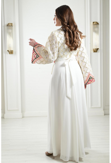 جلابية مغربي فاخرة مطرزة