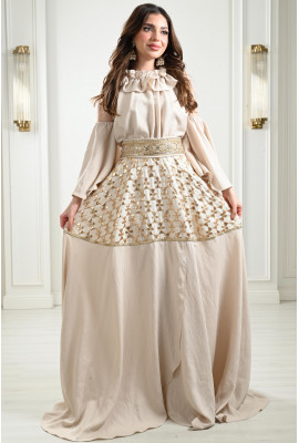 جلابية فخمة بأكمام كلوش