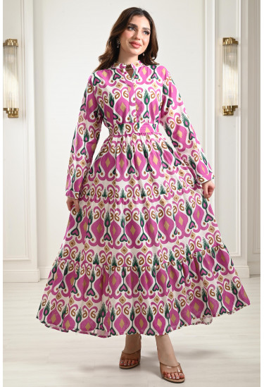 جلابية طويل كلوش 