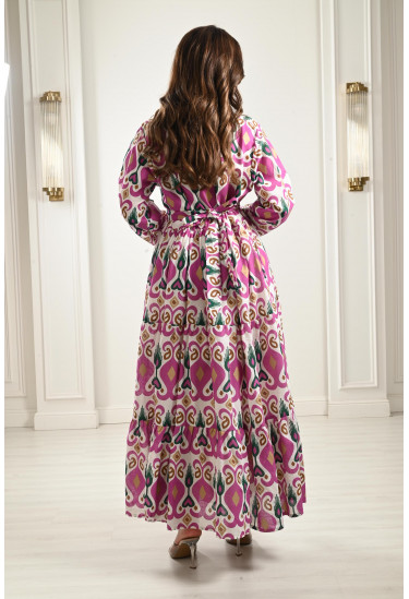 جلابية طويل كلوش 