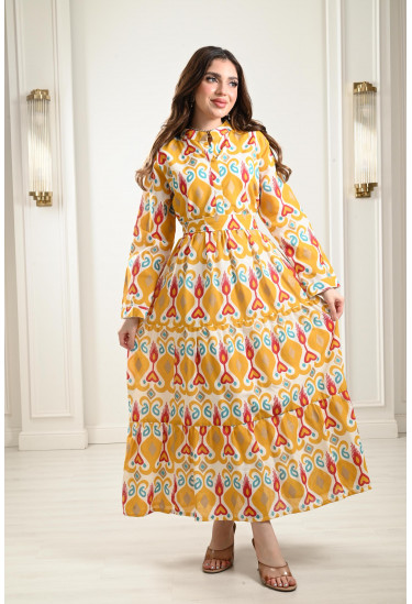 جلابية طويل كلوش 