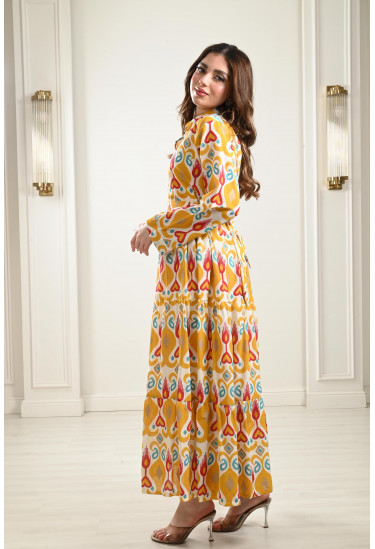 جلابية طويل كلوش 