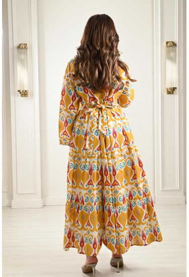 جلابية طويل كلوش 