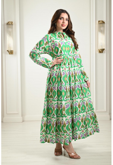 جلابية طويل كلوش 