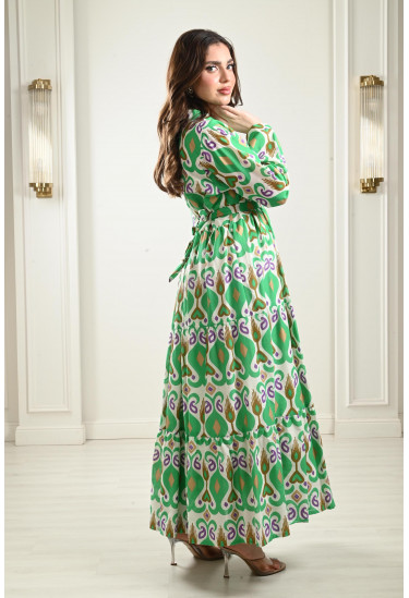 جلابية طويل كلوش 