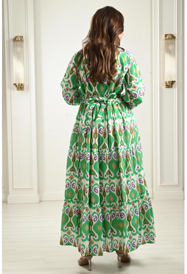 جلابية طويل كلوش 