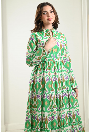 جلابية طويل كلوش 