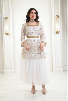 جلابية من طبقات التول