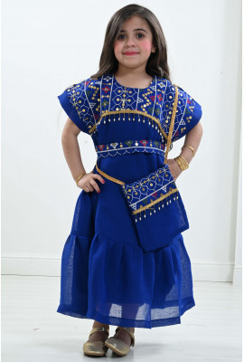 جلابية أطفال بتصميم كيمونو