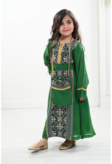 جلابية أطفال مطرزة مقاس صغير