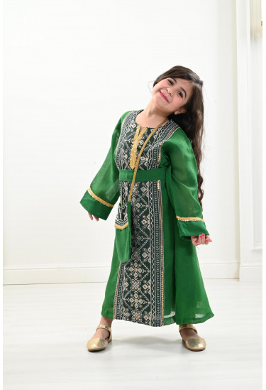 جلابية أطفال مطرزة مقاس صغير