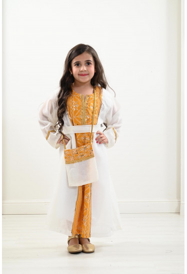 جلابية أطفال مطرزة مقاس صغير