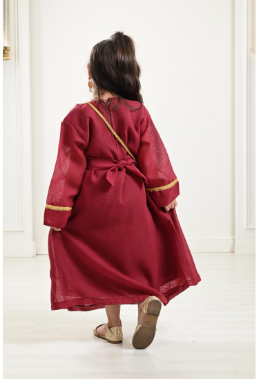 جلابية أطفال مطرزة مقاس صغير