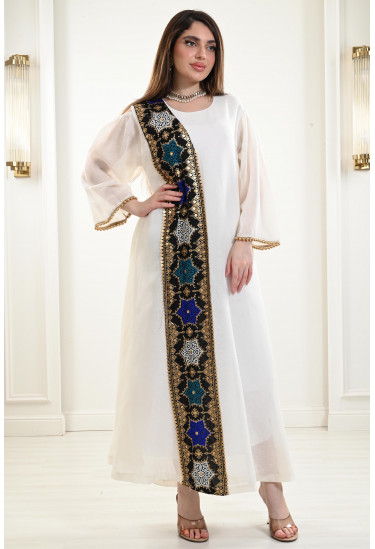 جلابية سعودية من الكتان