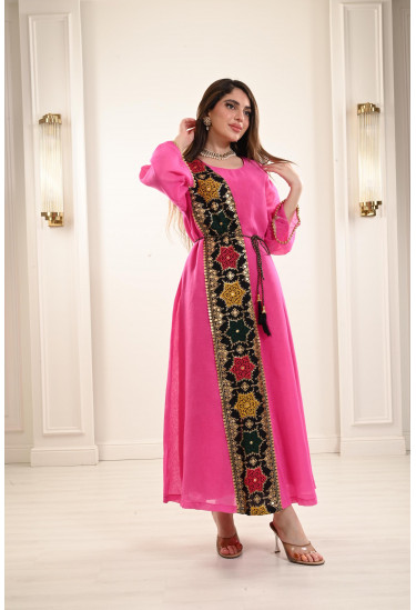 جلابية سعودية من الكتان