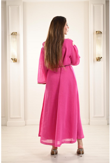 جلابية سعودية من الكتان