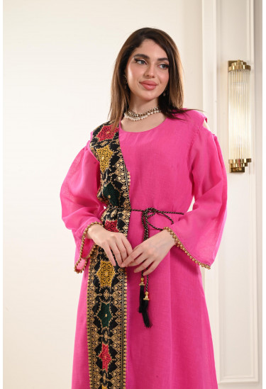 جلابية سعودية من الكتان