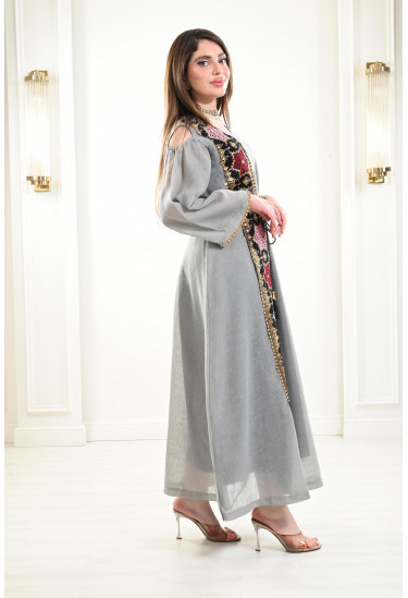 جلابية سعودية من الكتان