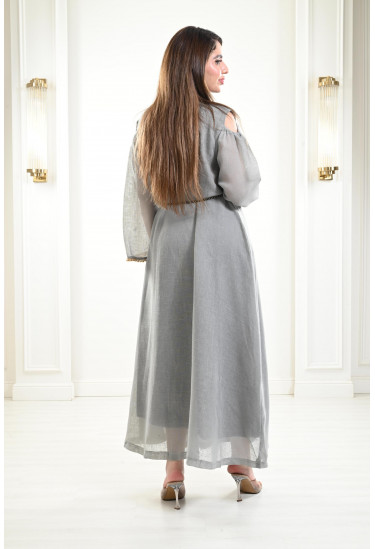 جلابية سعودية من الكتان