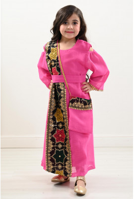 جلابية كتان مقاس أطفال كبيرة