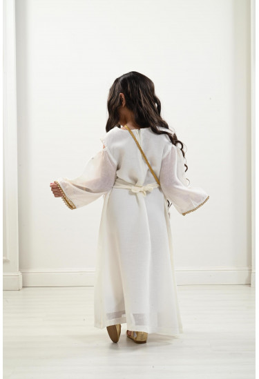 جلابية كتان مقاس أطفال كبيرة جلابية كتان مقاس أطفال كبيرة