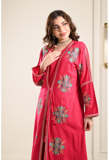 جلابية - 2 قطعة مطرزة جلابية - 2 قطعة مطرزة