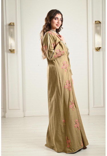 جلابية - 2 قطعة مطرزة جلابية - 2 قطعة مطرزة