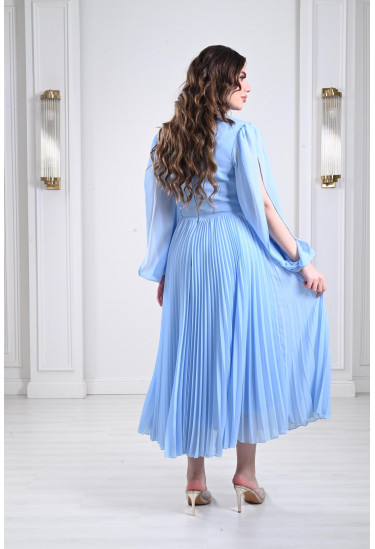 فستان ميدي بنمط البيليسية