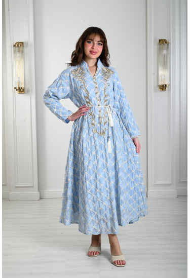 جلابيه نسائي مطرزه جلابيه نسائي مطرزه