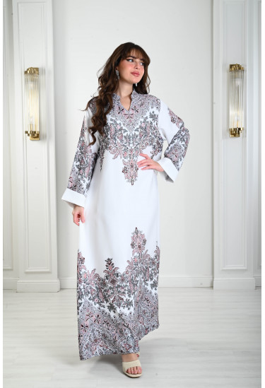 جلابيه بنقوش وزخارف رائعه