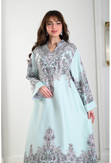 جلابيه بنقوش وزخارف رائعه