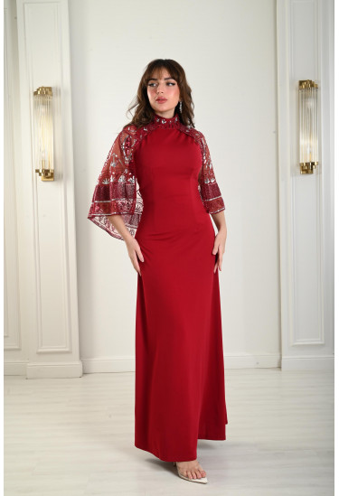 فستان سهره لطله مفعمه بالانوثه