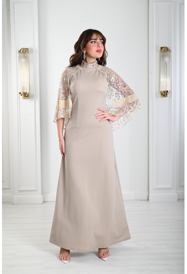 فستان سهره لطله مفعمه بالانوثه