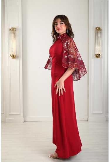 فستان سهره لطله مفعمه بالانوثه