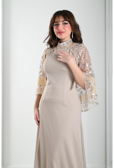 فستان سهره لطله مفعمه بالانوثه